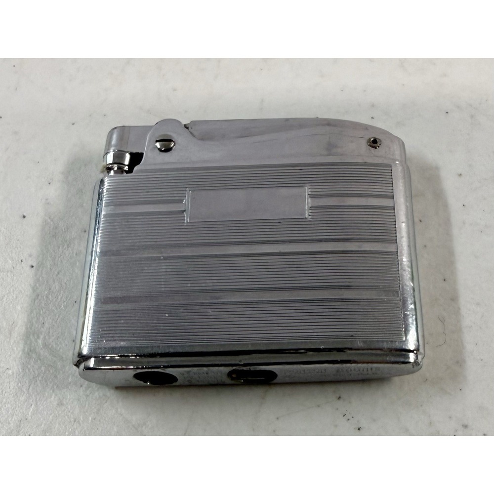 Vintage Ronson Adonis 19023 Lighter Silver Chrome USA Untested EXCELLENT!
